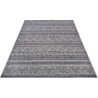 Kusový koberec Clyde 105906 Loto Grey Beige – na ven i na doma