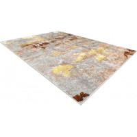 Kusový koberec Miro 51463.802 Abstraction grey / gold