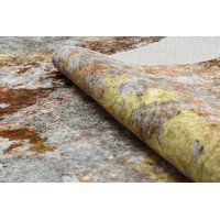 Kusový koberec Miro 51463.802 Abstraction grey / gold