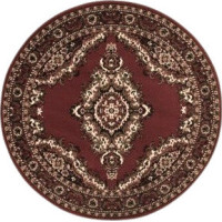 Kusový koberec TEHERAN T-102 brown kruh