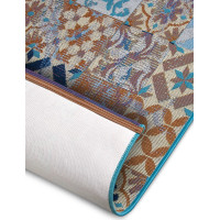 Běhoun Cappuccino 105880 Mosaik Blue Multicolored