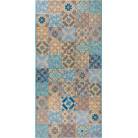 Běhoun Cappuccino 105880 Mosaik Blue Multicolored