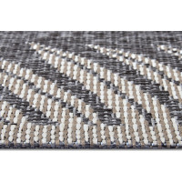 Kusový koberec Clyde 105907 Paru Grey Cream – na ven i na doma