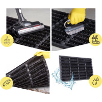Rohožka Mix Mats Brushes 105648 Black