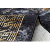 Kusový koberec Miro 51278.809 Marble black / gold