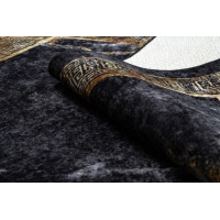 Kusový koberec Miro 51278.809 Marble black / gold