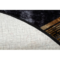 Kusový koberec Miro 51278.809 Marble black / gold