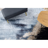 Kusový koberec Miro 51573.802 Abstraction blue / gold
