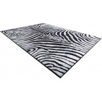 Kusový koberec Miro 51331.803 Zebra black / white