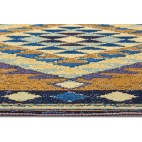 Kusový koberec Cappuccino 105874 Peso Yellow Purple