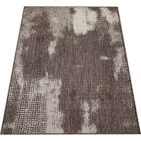 Oboustranný koberec NEEDLE Stain - hnědý