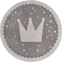 Dětský koberec Adventures 105969 Cream Grey kruh