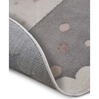 Dětský koberec Adventures 105969 Cream Grey kruh