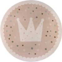 Dětský koberec Adventures 105971 Cream Beige kruh