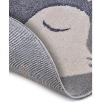 Dětský koberec Adventures 105965 Cream Grey kruh