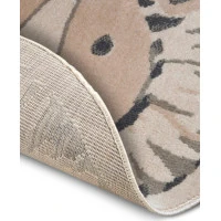 Dětský koberec Adventures 105966 Cream Grey kruh