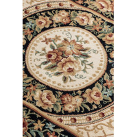 Běhoun Herat 105993 Black Cream