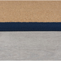 Kusový koberec Herringbone Border Kira Navy