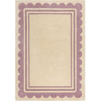 Ručně všívaný kusový koberec Lois Scallop Purple