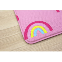 Dětský pěnový koberec Pink rainbows – na ven i na doma