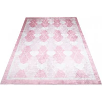 Dětský koberec EMMA - Srdíčka - růžový