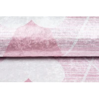 Dětský koberec EMMA - Srdíčka - růžový