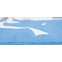 Dětský koberec JOLLY Blue - Kočička na houpačce