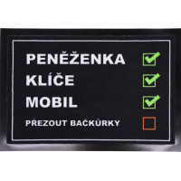 Rohožka Checklist 40x60 cm - na ven i na doma