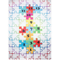 Dětský koberec EMMA - Skákací panák - Puzzle