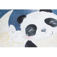 Dětský koberec EMMA - Panda na měsíci