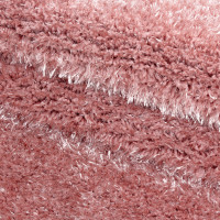 Kusový kulatý koberec Brilliant Shaggy 4200 Rose, průměr 160 cm