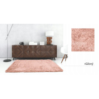 Dětský plyšový koberec MAX - růžový - 180x270 cm