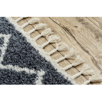 Kusový koberec Berber Asila B5970 grey and white