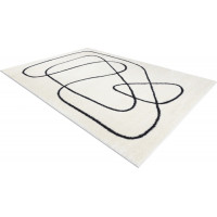 Kusový koberec Mode 8377 abstract cream/black