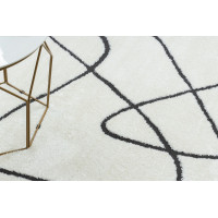 Kusový koberec Mode 8377 abstract cream/black