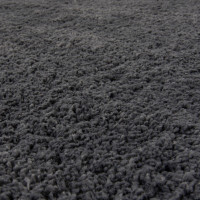 Kusový koberec Shaggy Teddy Charcoal čtverec