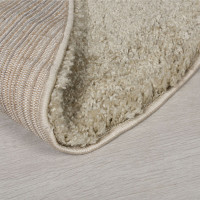 Kusový koberec Shaggy Teddy Natural čtverec