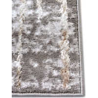 Kusový koberec Shine 105925 Abstract Cream Grey