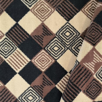 Kusový koberec ALPHA Squares - hnědý