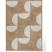 Kusový koberec Ella Jute Eclipse Natural/White