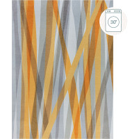 Kusový koberec Match Isabella Stripe Grey/Ochre