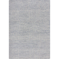 Kusový koberec Memphis Abstract Check Blue