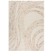 Kusový koberec Memphis Abstract Swirl Natural/Orange