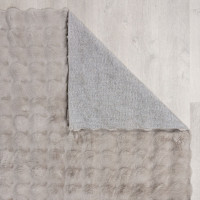 Kusový koberec Waffle Faux Fur Grey