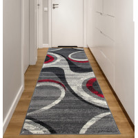Běhoun TAPIS Grace - šedý/červený