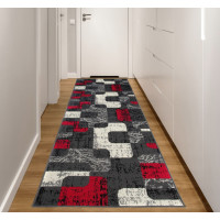 Běhoun TAPIS Retro - šedý/červený