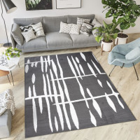 Kusový koberec TAPIS Flick - tmavě šedý