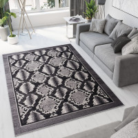 Kusový koberec TAPIS Python - černý