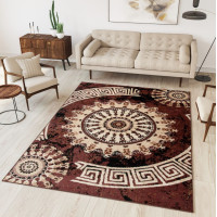 Kusový koberec TAPIS Rosette - hnědý