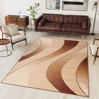 Kusový koberec TAPIS Waves - světle béžový